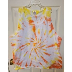 NWOT 3XL Mens Tie Dyed Tank Top